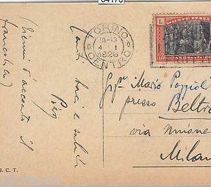 64170 - ITALIA REGNO - STORIA POSTALE : ANNO SANTO isolato su CARTOLINA  1926