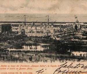 ac1457 - ARGENTINA -  Vintage Postcard - BUENOS AIRES Brazil President PARTY!