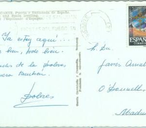 86675 - SPAIN - Postal History - Special Postmark on POSTCARD: FIRE festival