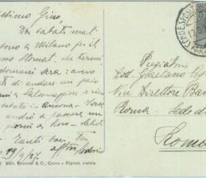 86628 - ITALY - Postal History -  Special postmark 1927  VOLTA Electricity COMO