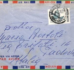 98807 - ARGENTINA - POSTAL HISTORY - Airmail COVER to ITALY  1960's