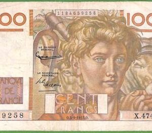 ah1473 - FRANCE - Collectable PAPERMONEY - PIC#128d - 100 Francs-Fine/Very Fine