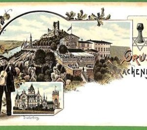 ah1407 - GERMANY - VINTAGE POSTCARD Ansichtskarten - Gruss aus Drachenfels