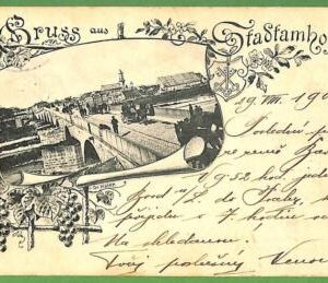 ah1391 - GERMANY - VINTAGE POSTCARD Ansichtskarten - Gruss aus Stadtamhof - 1900