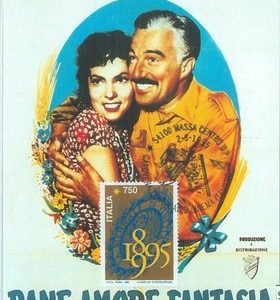 67280 - ITALY  - Postal History -  SPECIAL POSTCARD -  CINEMA 1995 Lollobrigida