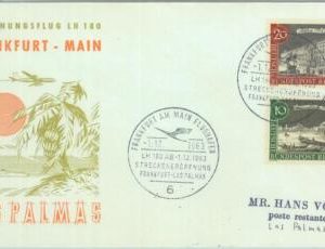 83168 - GERMANY Berlin - Postal History - FIRST FLIGHT:  Frankfurt -  Las PALMAS