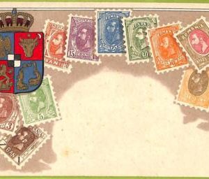 ae9861 - ROMANIA -  VINTAGE  POSTCARD - STAMPS ON POSTCARD - ZIEHER