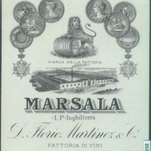 86821 - ITALY - Vintage BOTTLE wine LABEL:   Marsala