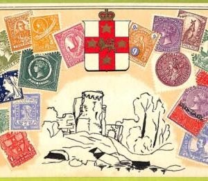 ae9888 - AUSTRALIA New South Wales -  VINTAGE  POSTCARD - Stamps on Card ZIEHER