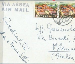 67161 - Mozambique  - Postal History - POSTCARD  to ITALY 1950'S - ETHNIC
