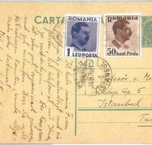 72534 -  ROMANIA - POSTAL HISTORY - STATIONERY Card  to VON MISES 1937