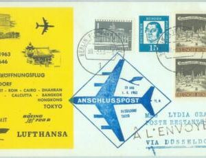 83164 - GERMANY Berlin - Postal History - FIRST FLIGHT: Dusseldorf - TOKYO 1963