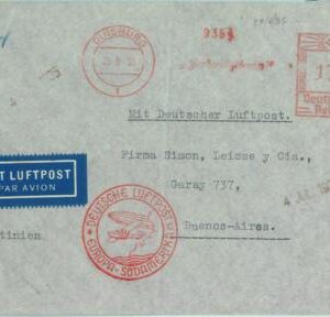 87341 - GERMANY - Postal History -  ZEPPELIN  FLIGHT to ARGENTINA 26.06.1935