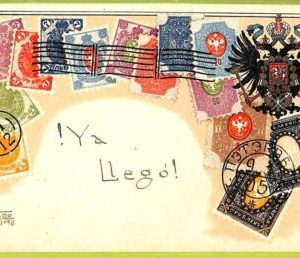 ae9896 - Russia -  VINTAGE  POSTCARD - STAMPS ON POSTCARD - ZIEHER