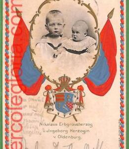 ah1050 - VINTAGE POSTCARD - 1902 - ROYALTY, Embossed Germany