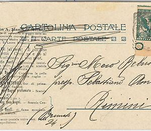 ITALIA REGNO: storia postale - Sass 70 VARIETA' dentellatura spostata in alto