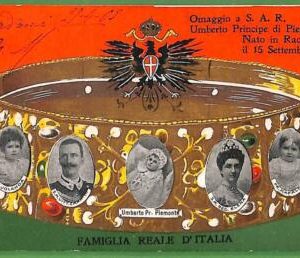 ah1105 - VINTAGE POSTCARD  -  ROYALTY Reali ITALY