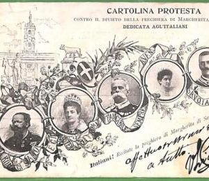 ah1104 - VINTAGE POSTCARD  - 1901 -  ROYALTY Reali ITALY