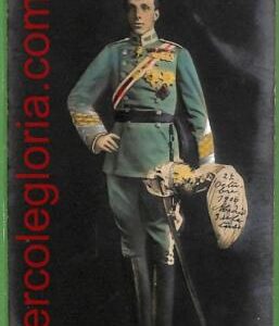 ah1168 - VINTAGE POSTCARD  - Alfonso XIII -  ROYALTY, Embossed SPAIN