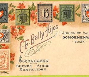 ae9956 - SWITZERLAD -  Vintage Postcard STAMPS ON POSTCARD - ZIEHER