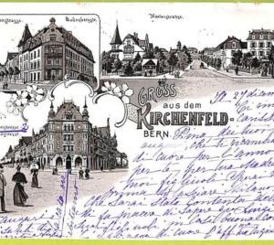 af9920 - SWITZERLAND - VINTAGE POSTCARD - Gruss aus Kirchenfeld,Bern - 1899