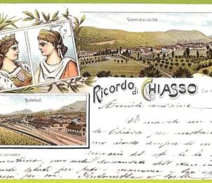 af9929 - SWITZERLAND - VINTAGE POSTCARD - Chiasso - 1897