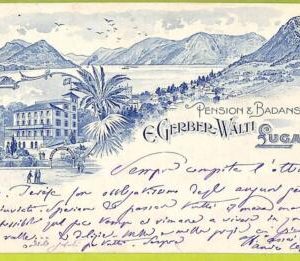 af9930 - SWITZERLAND - VINTAGE POSTCARD - Lugano - 1904