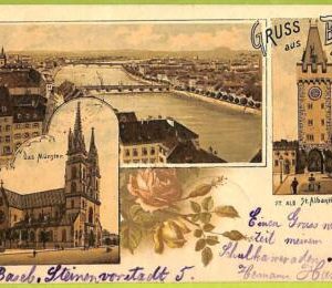 Lib7752 - SWITZERLAND - VINTAGE POSTCARD - Gruss aus Basel - 1898