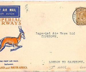 ai2689 - UK - Postal History - FIRST FLIGHT : IMPERIAL AIRWAYS to CAPE TOWN 1931