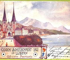 Lib7754 - SWITZERLAND - VINTAGE POSTCARD - Luzern - 1901