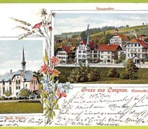 Lib7758 - SWITZERLAND - VINTAGE POSTCARD - Gruss aus Langnau - 1908