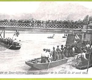 Lib7757 - SWITZERLAND - VINTAGE POSTCARD - Vevey ROWING RACE  1902
