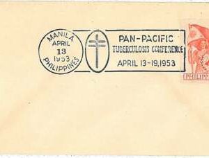 14954 - Philippines  - POSTAL HISTORY -  COVER  1953 Medicine TUBERCULOSIS