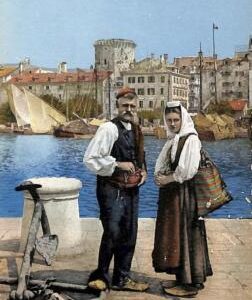 ac2403 - Ansichtskarten  VINTAGE POSTCARD - CROATIA  - Spalato Split