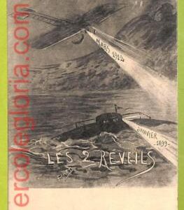 af5747 - VINTAGE POSTCARD  Ansichtskarten - Aviation  MILITARY submarine