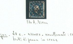 74340 - ANTICHI STATI:  SARDEGNA - Sassone 2 Azzurro USATO - A DIENA