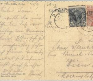 69890 - CROATIA / ITALY - POSTAL HISTORY -  POSTCARD from Matulji Mattuglie