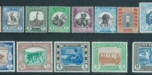 88498 - SDAN -  STAMPS: SG # 123 /39 - MNH birds GIRAFFE wrestling COTTON