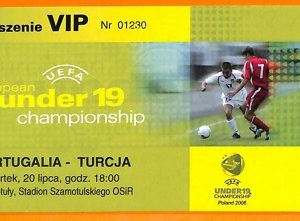 C2349- Vecchio BIGLIETTO PARTITA CALCIO- 2006 PORTUGALIA VS TURCJA