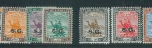 88500 - SDAN - Overprinted STAMP: Stanley Gibbons # O32/42  Service -  MINT MNH