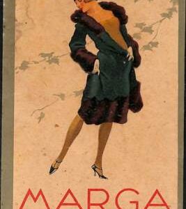 Lib742 - CARTOLINA d'Epoca - PUBBLICITARIA Illustrata -  Malugani MARGA Genova