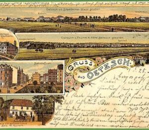 ah1265 - GERMANY - VINTAGE POSTCARD Ansichtskarten - Gruss aus Oetzsch - 1900