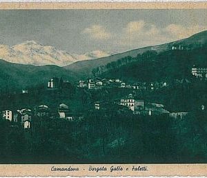 38640i   CARTOLINA d'Epoca BIELLA  - Camandona : Borgata Gallo e   Faletti  1944