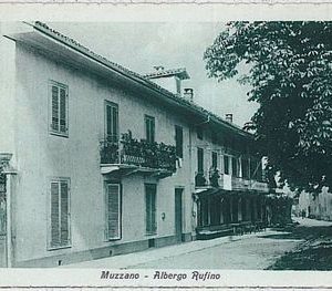 38663  CARTOLINA d'Epoca BIELLA provincia - Muzzano : Albergo Rufino