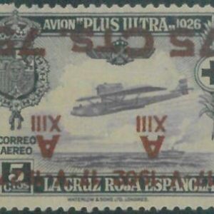 88670 - SPAIN  - STAMP:  EDIFIL  # 388 hi  MNH - INVERTED OVERPRINT Red Cross