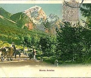 34439  CARTOLINA d'Epoca BELLUNO provincia - monte Antelao