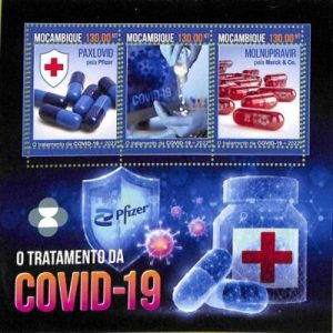 A9047 - Mozambique - ERROR MISPERF Stamp Sheet - 2022 - Disease, MEDICINE