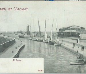 80852 - CARTOLINA d'Epoca - LUCCA  Provincia  - VIAREGGIO   1907