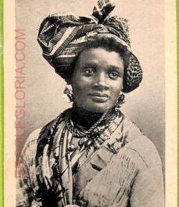 ae9142 - GUADELOUPE -  VINTAGE  POSTCARD - Costume
