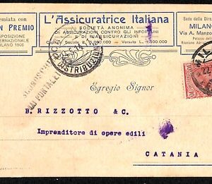 ab1453 - CARTOLINA D'EPOCA - MILANO Città : Pubblicitarie